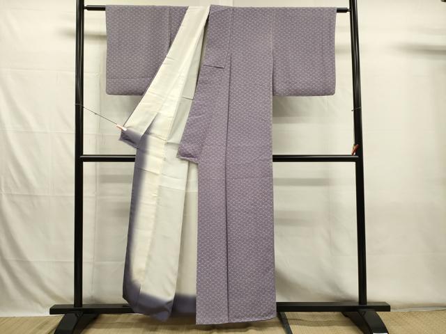 平和屋着物■上質な小紋　幾何学文　正絹　逸品　DABH5735ya