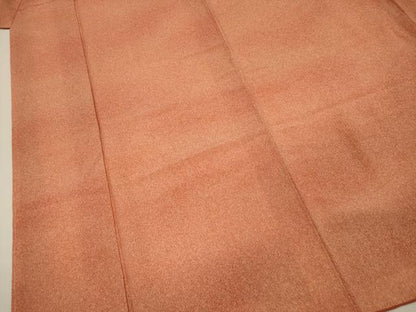 平和屋着物■上質な小紋　霞文　暈し染め　鬼しぼ縮緬　正絹　逸品　DABH5736ya