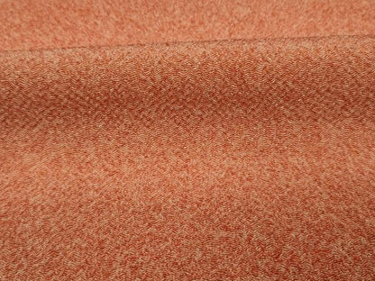 平和屋着物■上質な小紋　霞文　暈し染め　鬼しぼ縮緬　正絹　逸品　DABH5736ya