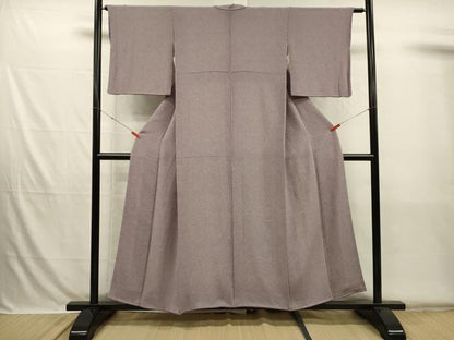 平和屋着物■江戸小紋　鮫小紋柄　鬼しぼ縮緬　正絹　逸品　DABH5741ya