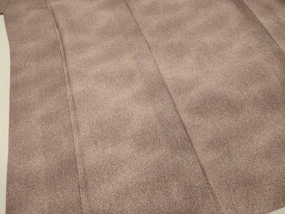 平和屋着物■上質な小紋　霞文　暈し染め　鬼しぼ縮緬　正絹　逸品　未使用　DABH5743ya