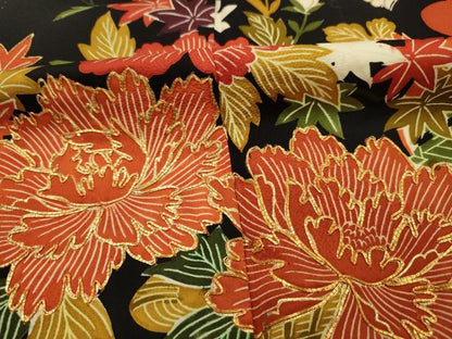 平和屋着物■豪華振袖　駒刺繍　花車文　金彩　正絹　逸品　DABH5757ya