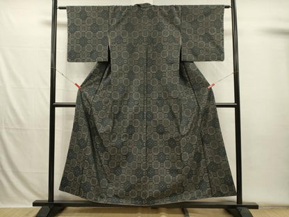 平和屋着物■本場大島紬　蜀江花文　正絹　逸品　DABH5760ya