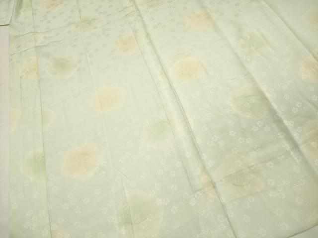 平和屋着物■長襦袢　単衣　舞花文　暈し染め　正絹　逸品　DABH5761ya