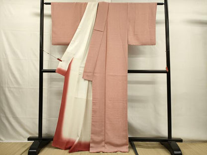 平和屋着物■江戸小紋　鶴亀　正絹　逸品　DABH5798ya