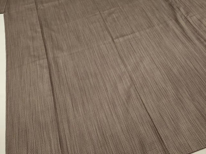 平和屋着物■上質なお召　間道　正絹　逸品　DABH5801ya