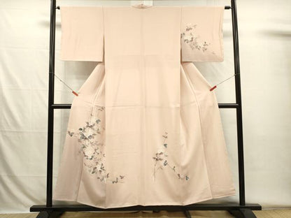 平和屋着物■訪問着　友禅　草花文　暈し染め　正絹　逸品　DABH5809ya