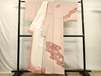 平和屋着物■訪問着　絞り　辻が花　正絹　逸品　DABH5810ya