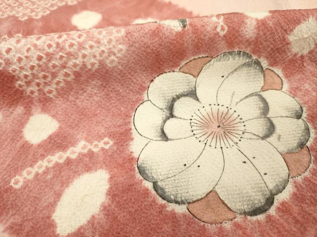 平和屋着物■訪問着　絞り　辻が花　正絹　逸品　DABH5810ya