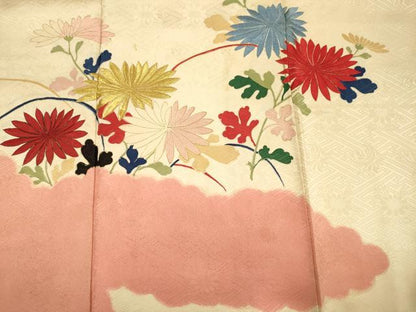 平和屋着物■豪華振袖　刺繍　雲取り菊文　金彩　正絹　逸品　DABH5811ya