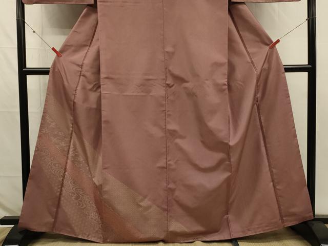 平和屋着物■本場染大島紬　江戸小紋　訪問着　流水花文　正絹　逸品　DABH5815ya