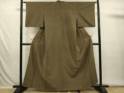 平和屋着物■上質な紬　霞文　正絹　逸品　DABH5830ya