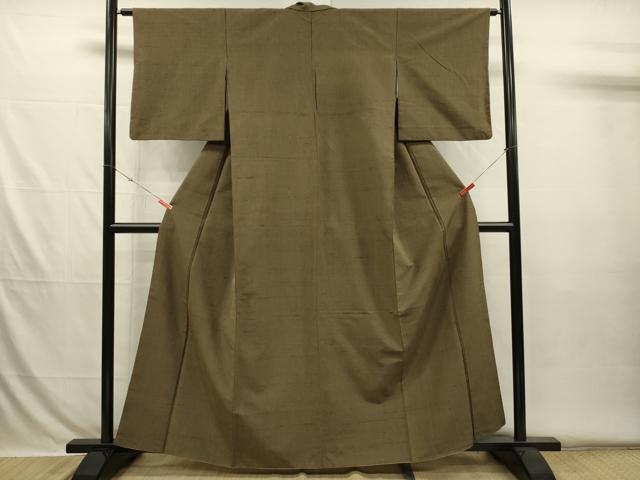 平和屋着物■上質な紬　霞文　正絹　逸品　DABH5830ya