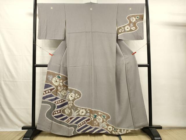 平和屋着物■訪問着　絞り　辻が花　正絹　逸品　DABH5844ya