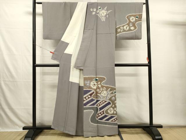 平和屋着物■訪問着　絞り　辻が花　正絹　逸品　DABH5844ya