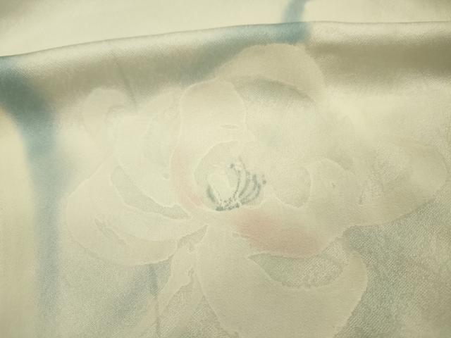 平和屋着物■上質な小紋　手描き　草花文　暈し染め　正絹　逸品　DABH5846ya