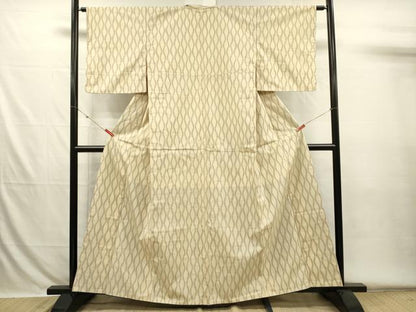 平和屋着物■上質な紬　立涌文様　正絹　逸品　DABH5848ya