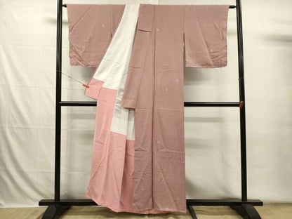 平和屋着物■上質な小紋　更紗花唐草地紋　正絹　逸品　DABH5849ya