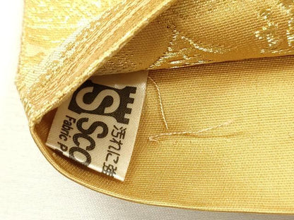 平和屋着物◎全通柄袋帯　作家物　千彩霞　万葉織　金糸　正絹　逸品　DABH5866ya
