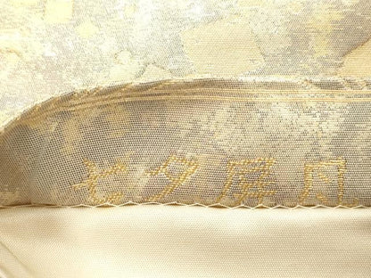 平和屋着物◎六通柄袋帯　七夕屏風　金銀糸　正絹　逸品　DABH5884ya