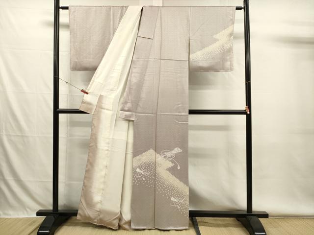 平和屋着物■訪問着　絞り　刺繍　器物文様　正絹　逸品　DABH5900ya