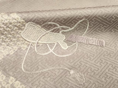 平和屋着物■訪問着　絞り　刺繍　器物文様　正絹　逸品　DABH5900ya