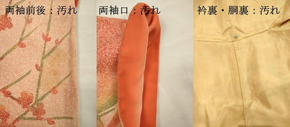 平和屋着物■豪華振袖　枝梅文　暈し染め　正絹　逸品　DABH5902ya