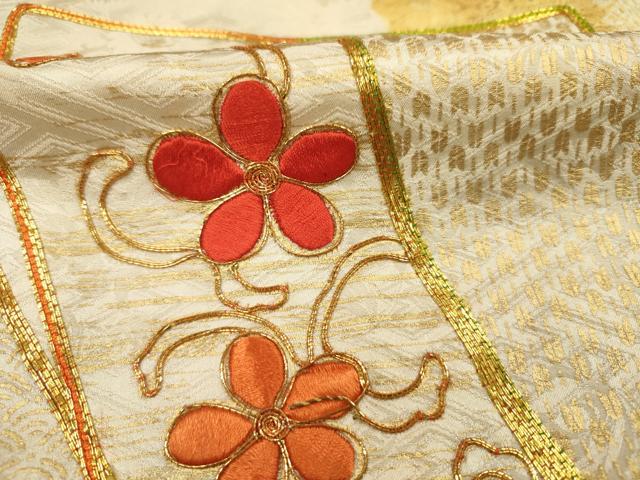 平和屋着物■豪華振袖　駒刺繍　絞り　花熨斗文　金彩　正絹　逸品　DABH5909ya