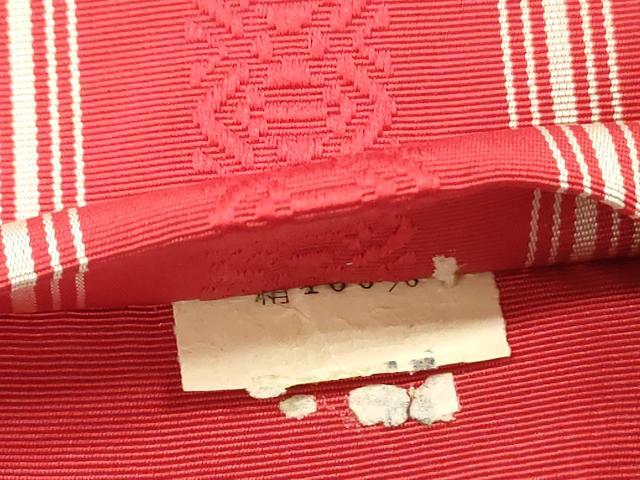 平和屋着物◎本場筑前博多織　半幅帯　献上　正絹　逸品　DABH5941ya