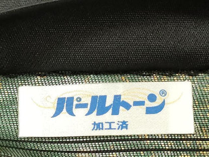 平和屋着物◎六通柄袋帯　霞文　金彩　引箔　正絹　逸品　DABH5958ya