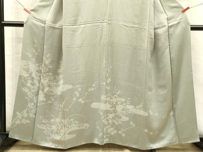 平和屋着物■訪問着　訪問着　駒刺繍　エ霞菊文　金彩　正絹　逸品　DABH5974ya