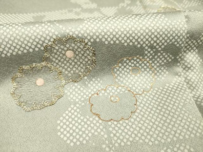 平和屋着物■訪問着　訪問着　駒刺繍　エ霞菊文　金彩　正絹　逸品　DABH5974ya