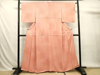 平和屋着物■上質な小紋　源氏車青海波地紋　暈し染め　正絹　逸品　DABH5978ya