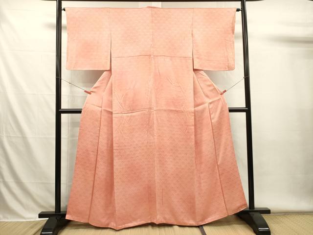 平和屋着物■上質な小紋　源氏車青海波地紋　暈し染め　正絹　逸品　DABH5978ya