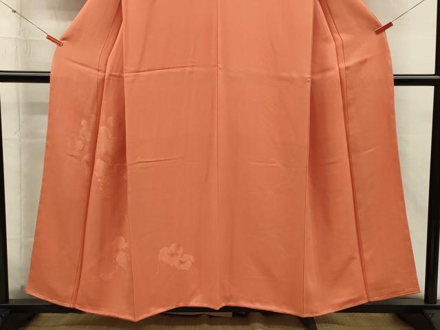 平和屋着物■豪華色留袖　葡萄蔦の葉文　樺色　正絹　逸品　DABH5980ya