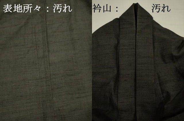 平和屋着物■男性　紬　霞文　正絹　逸品　DABH5985ya