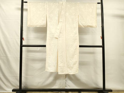 平和屋着物■長襦袢　袷　亀甲花地紋　正絹　逸品　DABH5994ya