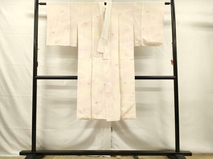 平和屋着物■長襦袢　袷　絞り　草花文　暈し染め　正絹　逸品　DABH5999ya