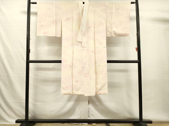 平和屋着物■長襦袢　袷　絞り　草花文　暈し染め　正絹　逸品　DABH5999ya