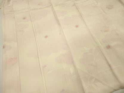 平和屋着物■長襦袢　袷　絞り　草花文　暈し染め　正絹　逸品　DABH5999ya