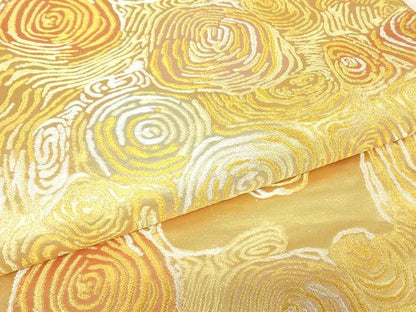 平和屋着物▼六通柄袋帯　流水文　金銀糸　正絹　逸品　DABH6013az