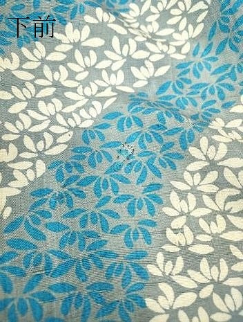 平和屋着物▽上質な小紋　単衣　紬地　流水花文　正絹　逸品　DABH6100az