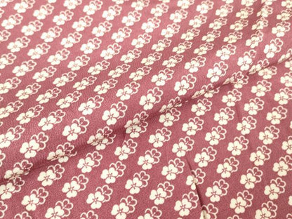 平和屋着物▽江戸小紋　単衣　小花文　正絹　逸品　DABH6108az
