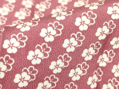平和屋着物▽江戸小紋　単衣　小花文　正絹　逸品　DABH6108az