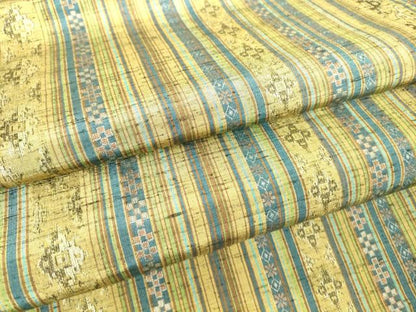 平和屋着物▽上質な紬　単衣　花間道　正絹　逸品　DABH6117az