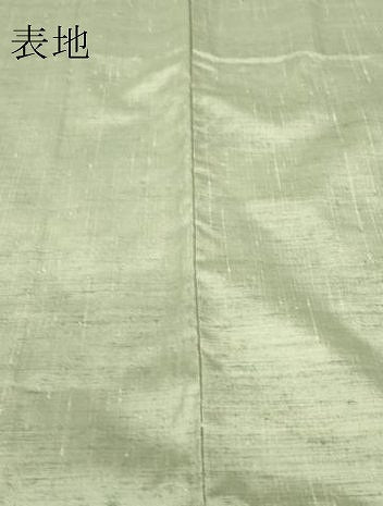 平和屋着物▽本能州紬　絲藝苑　上島洋山　単衣　海草染　千草鼠色　証紙付き　正絹　逸品　DABH6135az