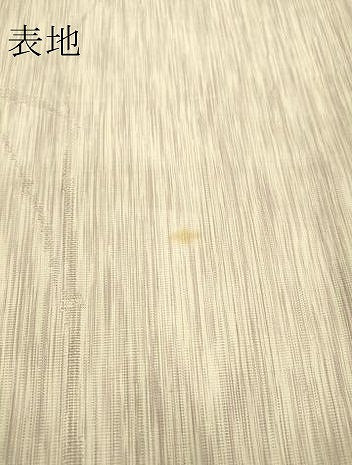 平和屋着物▽上質な紬　単衣　草花文　正絹　逸品　DABH6282az