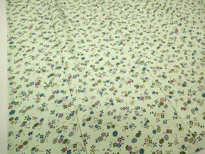 平和屋着物▽上質な小紋　単衣　菊唐草文　正絹　逸品　DABH6293az
