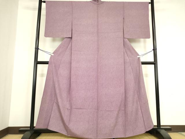 平和屋着物▽江戸小紋　単衣　鮫小紋　正絹　逸品　DABH6301az