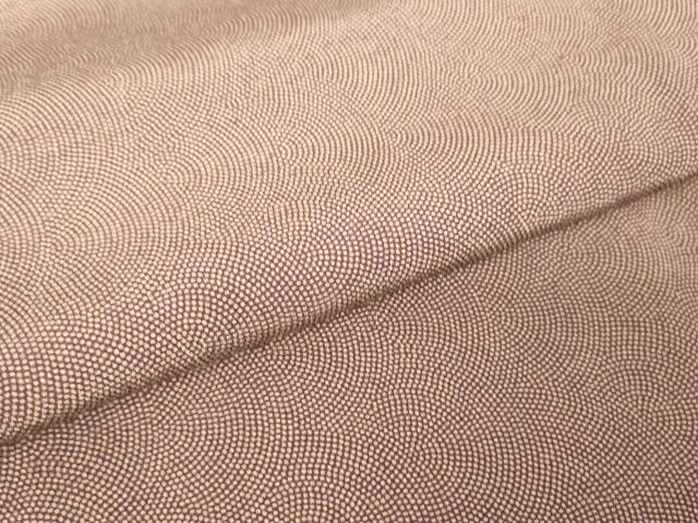 平和屋着物▽江戸小紋　単衣　鮫小紋　両面染め　正絹　逸品　DABH6302az
